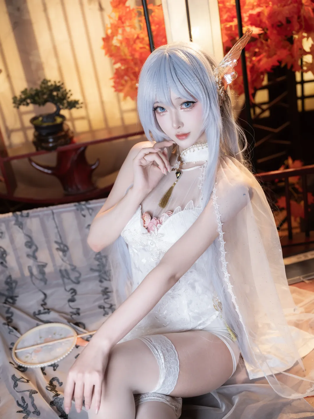 【阿尔比恩cos】碧蓝航线白蕾丝与古风棚的碰撞 - 第 2 张