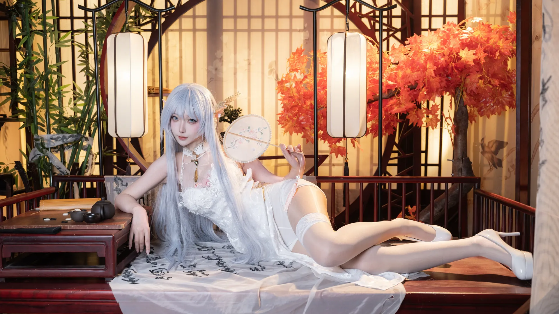 【阿尔比恩cos】碧蓝航线白蕾丝与古风棚的碰撞 - 第 4 张