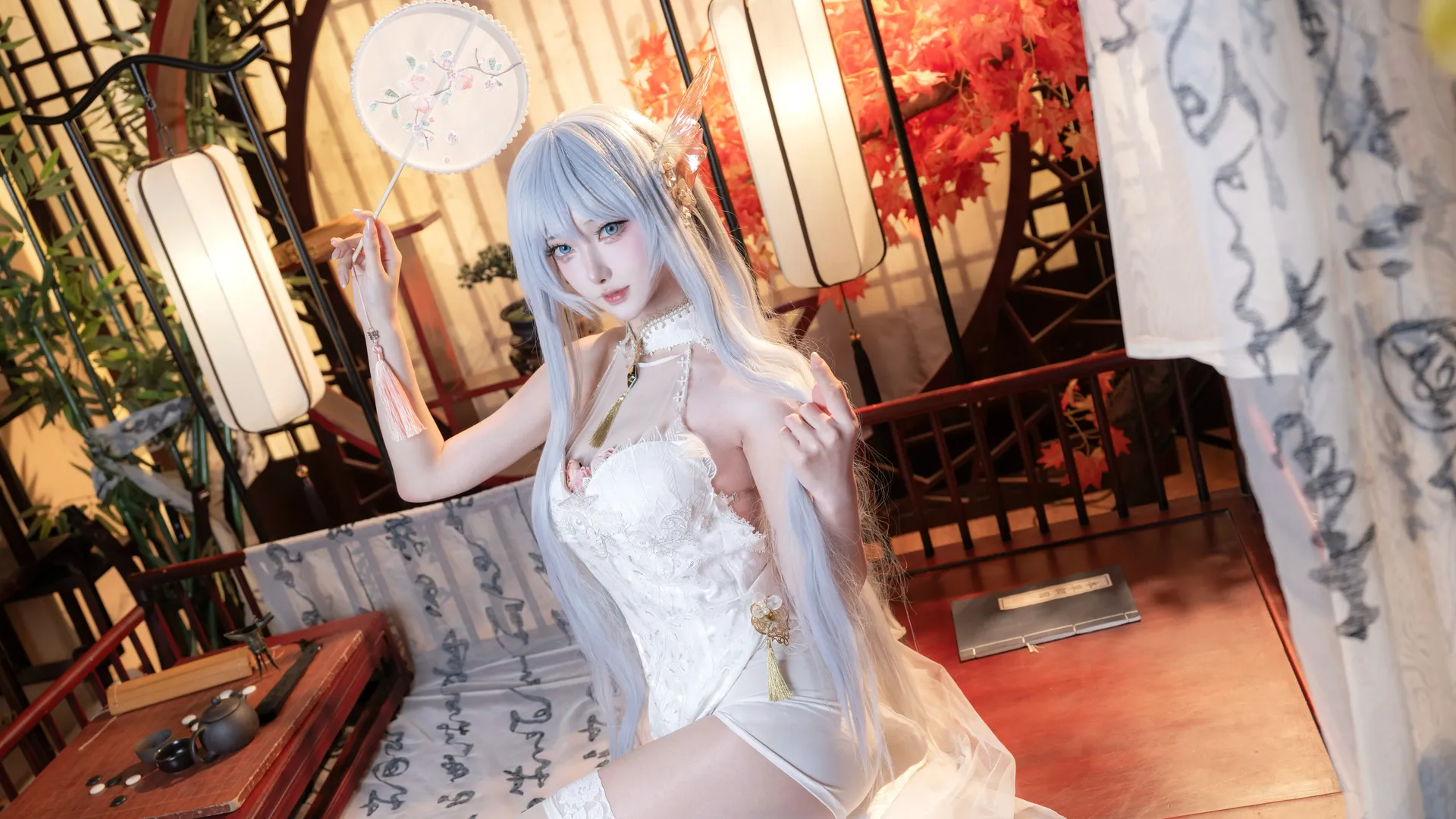 【阿尔比恩cos】碧蓝航线白蕾丝与古风棚的碰撞 - 第 6 张
