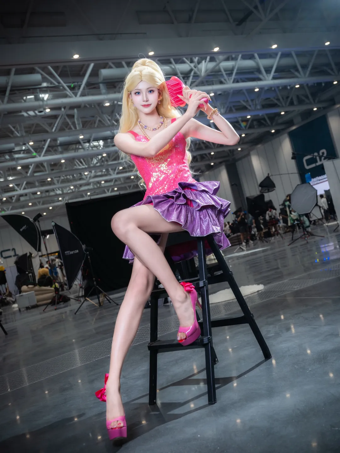 【芭比cos】IDO漫展現場自己拍的芭比場照 - 第 9 張