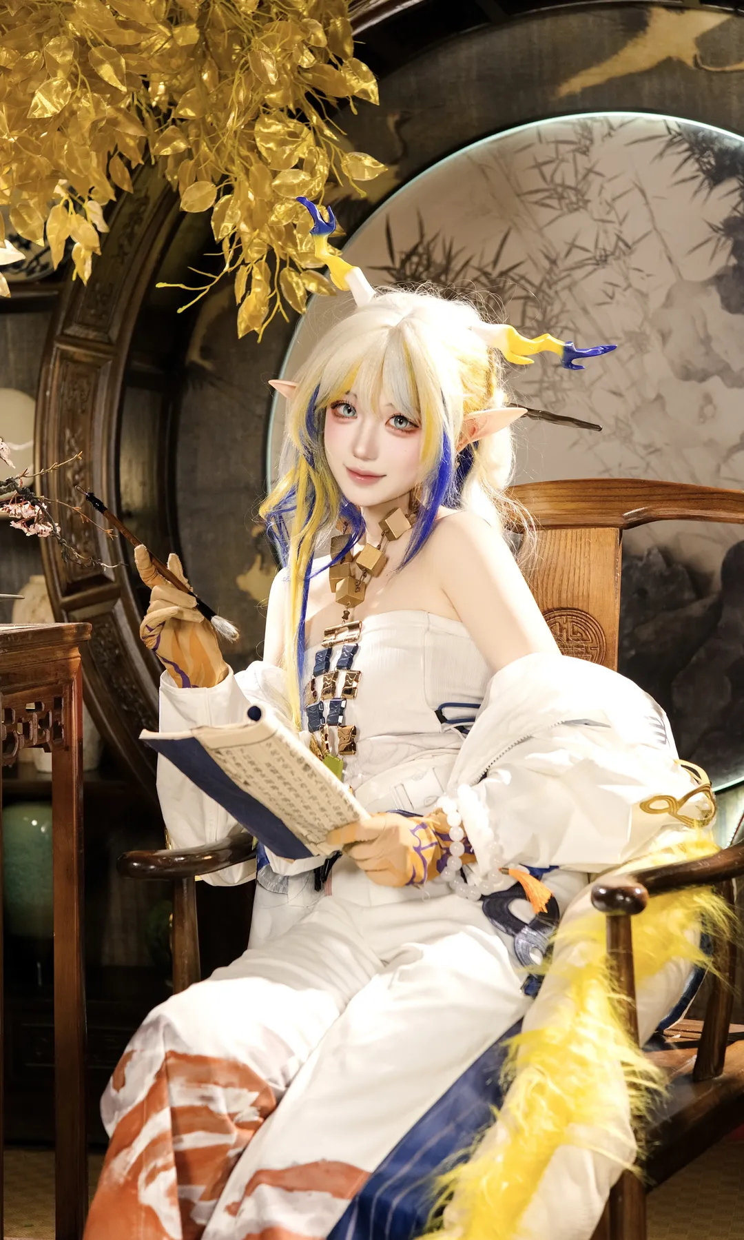 【黍cos】明日方舟，手握毛筆與長劍的古典演繹 - 第 1 張