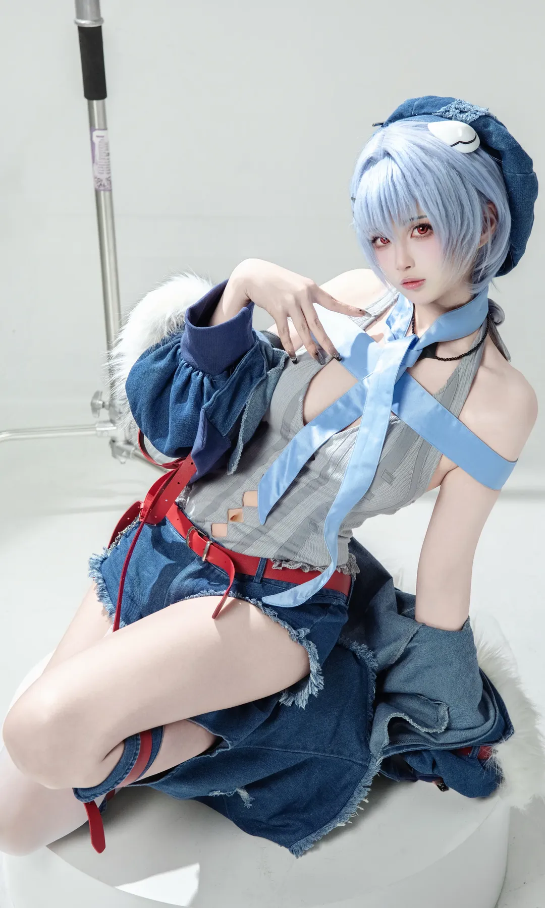 【绫波丽cos】EVA摇滚风，白棚里的另一面 - 第 2 张