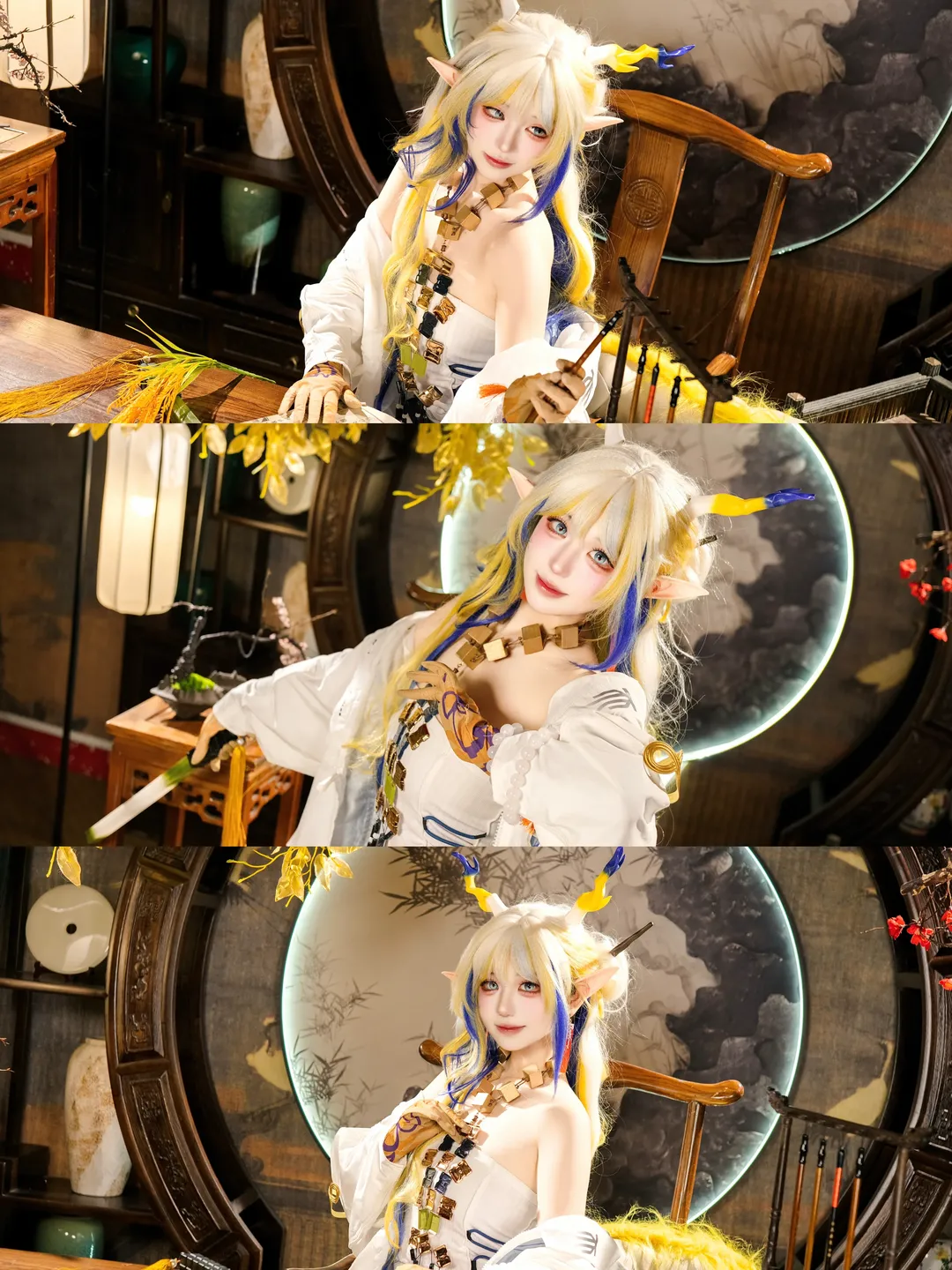 【黍cos】明日方舟古风造型，拍摄细节记录 - 第 1 张