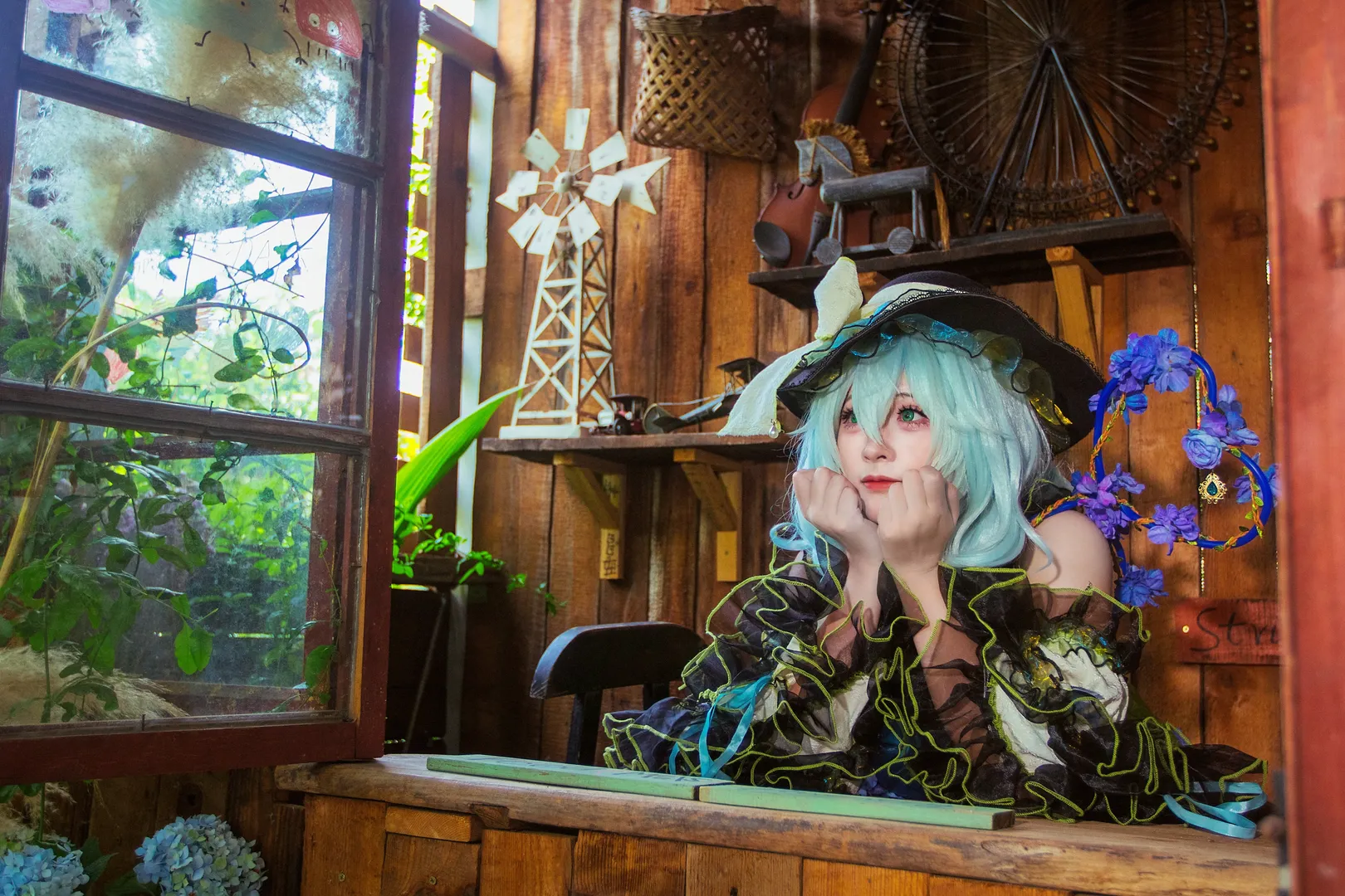 【古明地恋cos】东方Project 恋恋的木屋午后