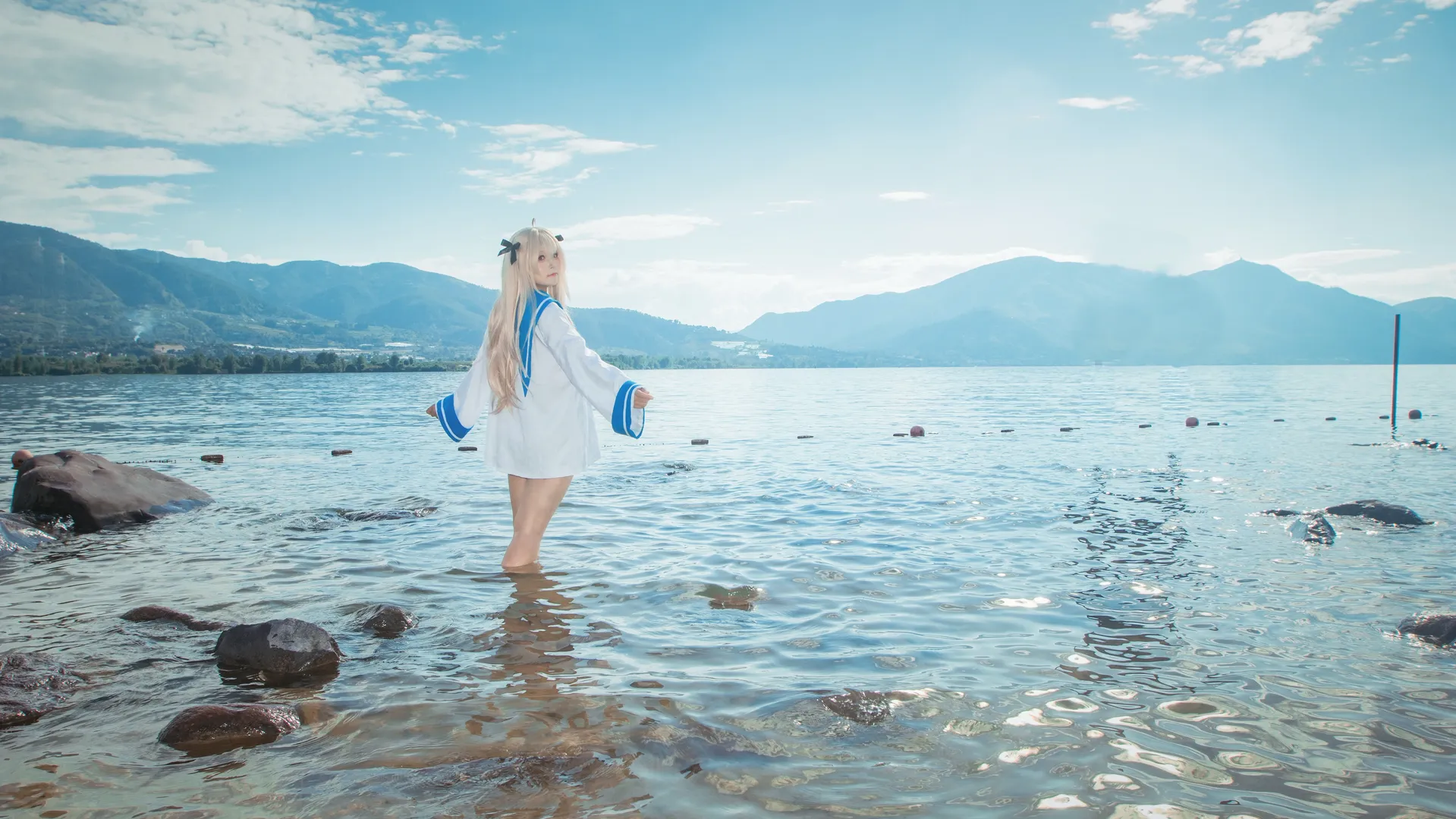 【亚托莉cos】亚托莉我挚爱的时光 水边夏日外景 - 第 4 张