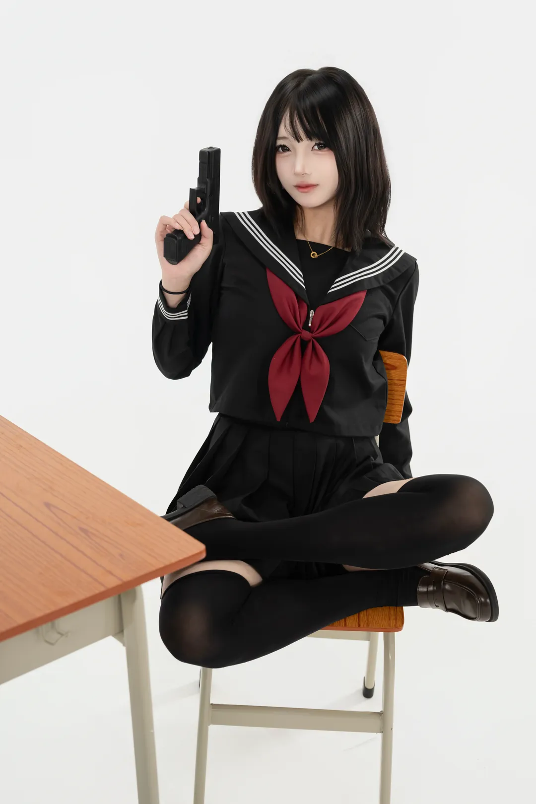 白棚日系JK制服写真 氛围感拉满 - 第 6 张