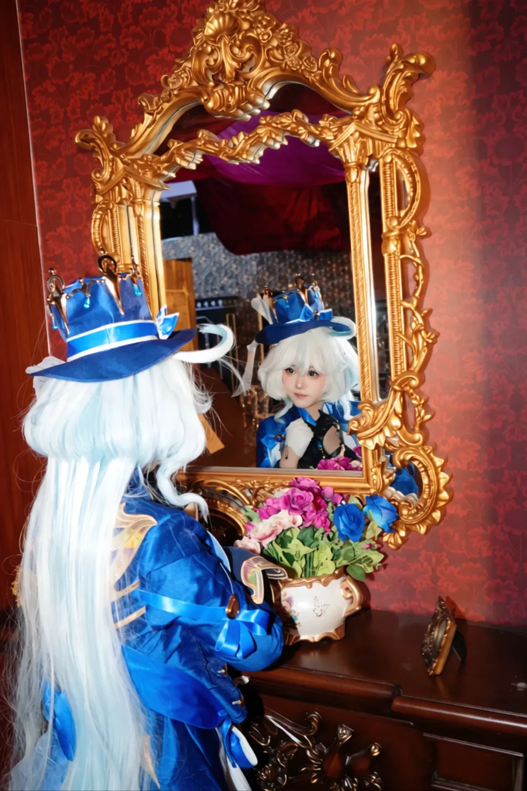 【芙宁娜cos】影棚复古宫廷风格拍摄记录 - 第 1 张