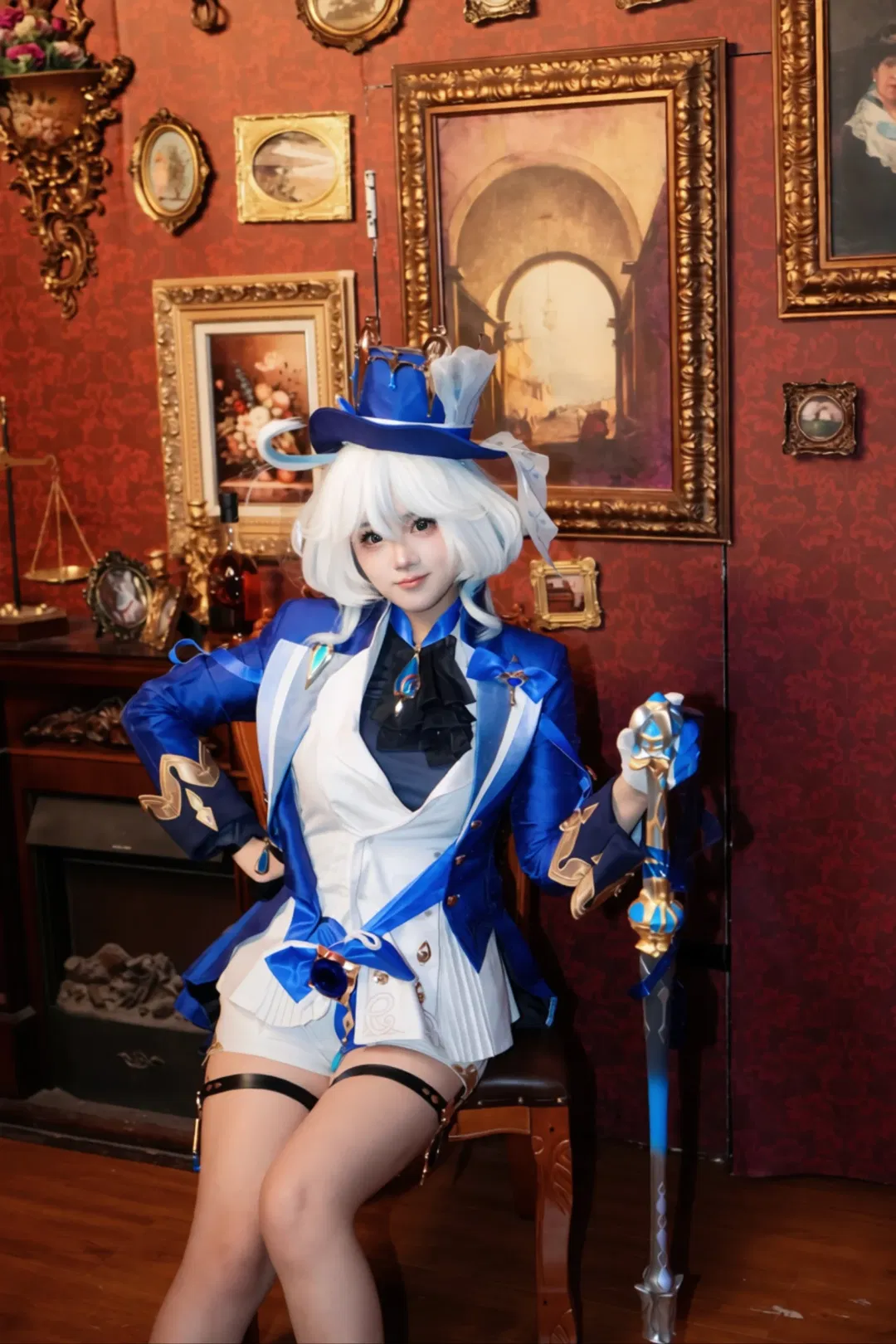 【芙宁娜cos】影棚复古宫廷风格拍摄记录 - 第 2 张