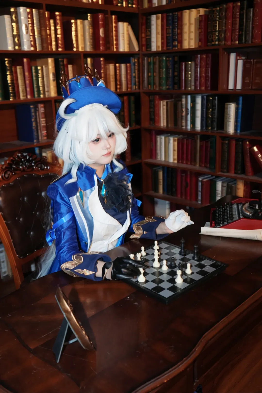 【芙宁娜cos】影棚复古宫廷风格拍摄记录 - 第 3 张