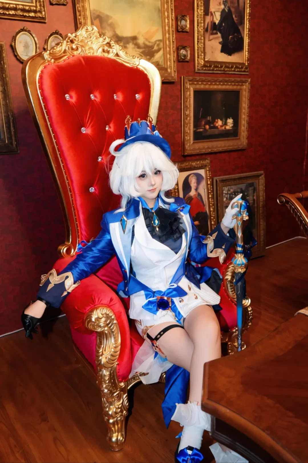 【芙宁娜cos】影棚复古宫廷风格拍摄记录 - 第 5 张