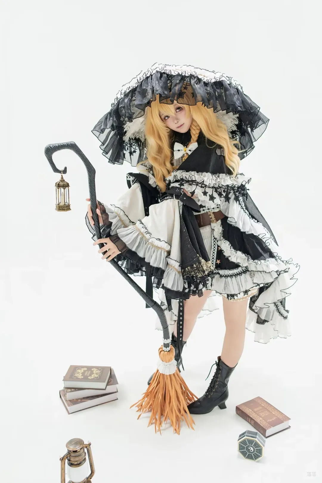 【雾雨魔理沙cos】白棚光影下的自由魔法使 - 第 4 张