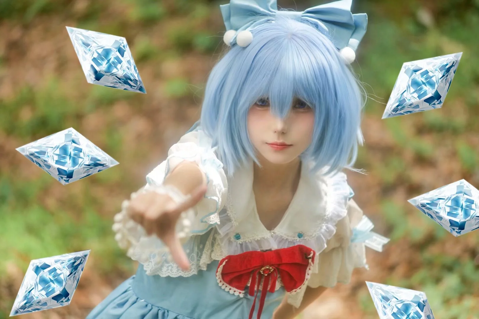 【琪露诺cos】东方project冰之妖精的夏日溪流探险 - 第 5 张