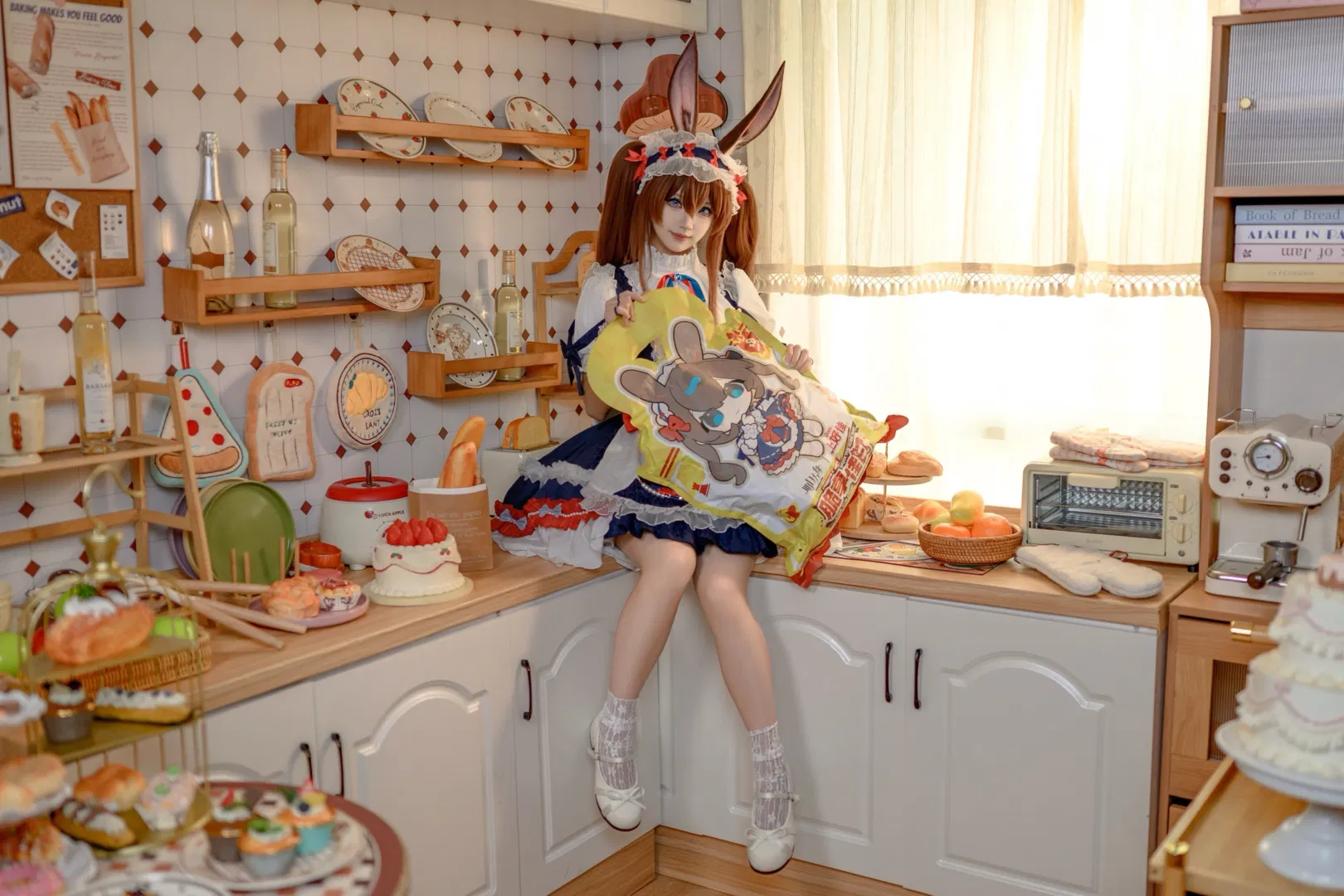 【阿米婭cos】明日方舟兔耳女僕的烘焙廚房日記 - 第 11 張
