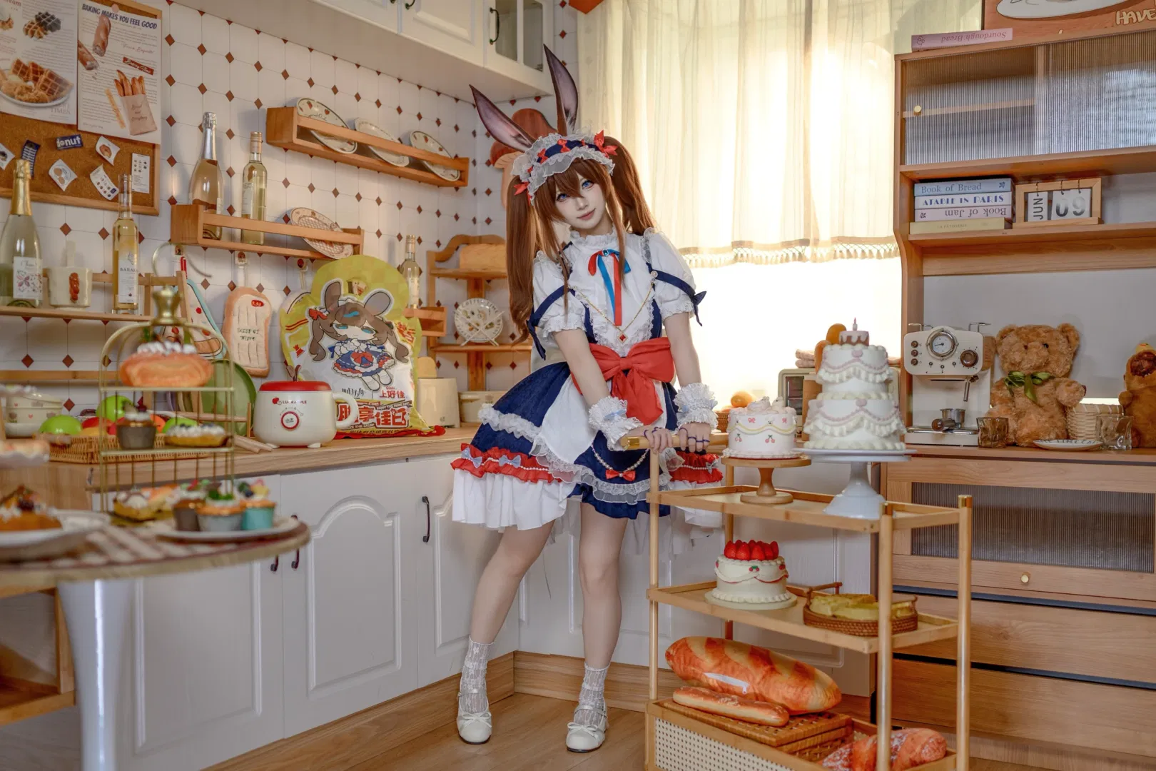 【阿米婭cos】明日方舟兔耳女僕的烘焙廚房日記 - 第 12 張