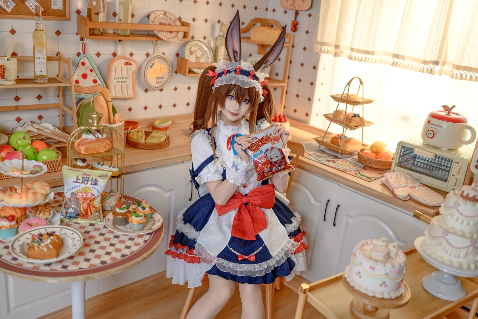 【阿米婭cos】明日方舟兔耳女僕的烘焙廚房日記 - 第 5 張