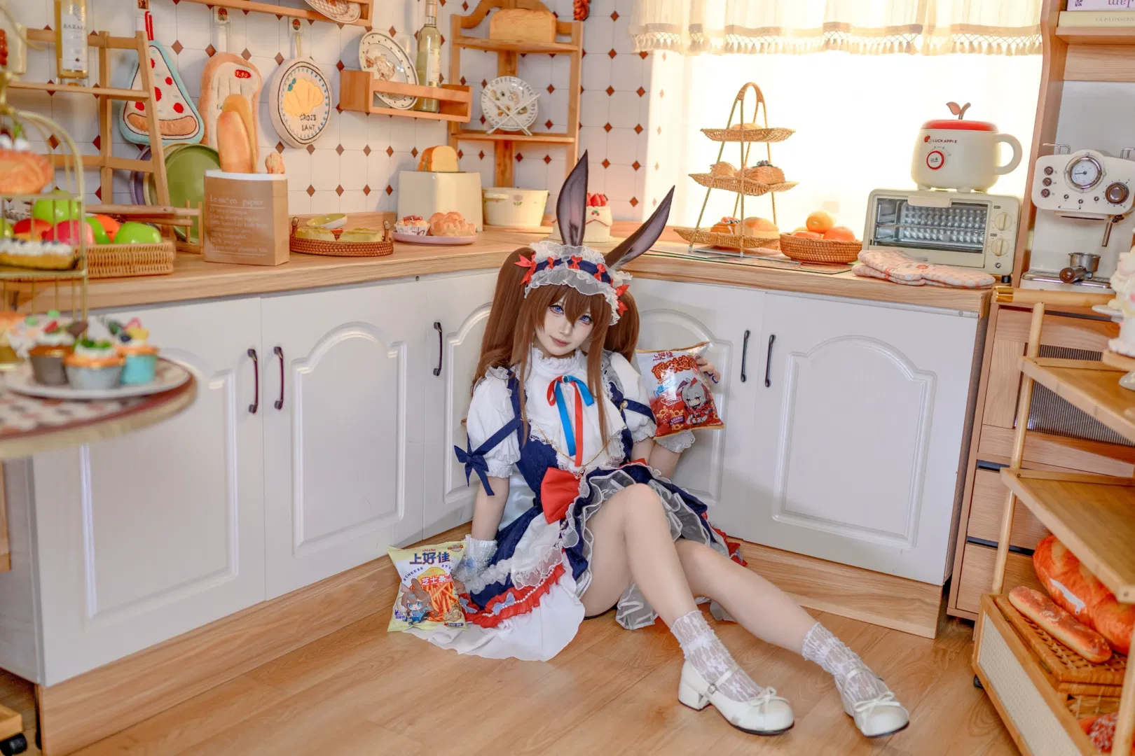 【阿米婭cos】明日方舟兔耳女僕的烘焙廚房日記 - 第 6 張