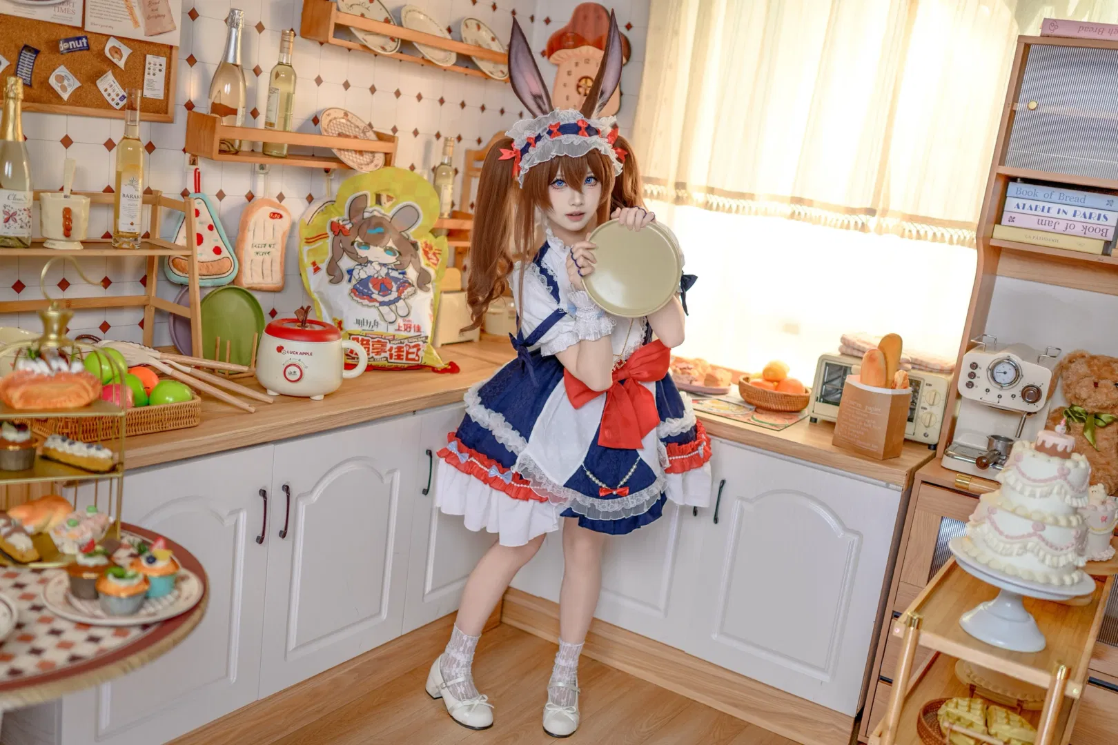 【阿米婭cos】明日方舟兔耳女僕的烘焙廚房日記 - 第 8 張