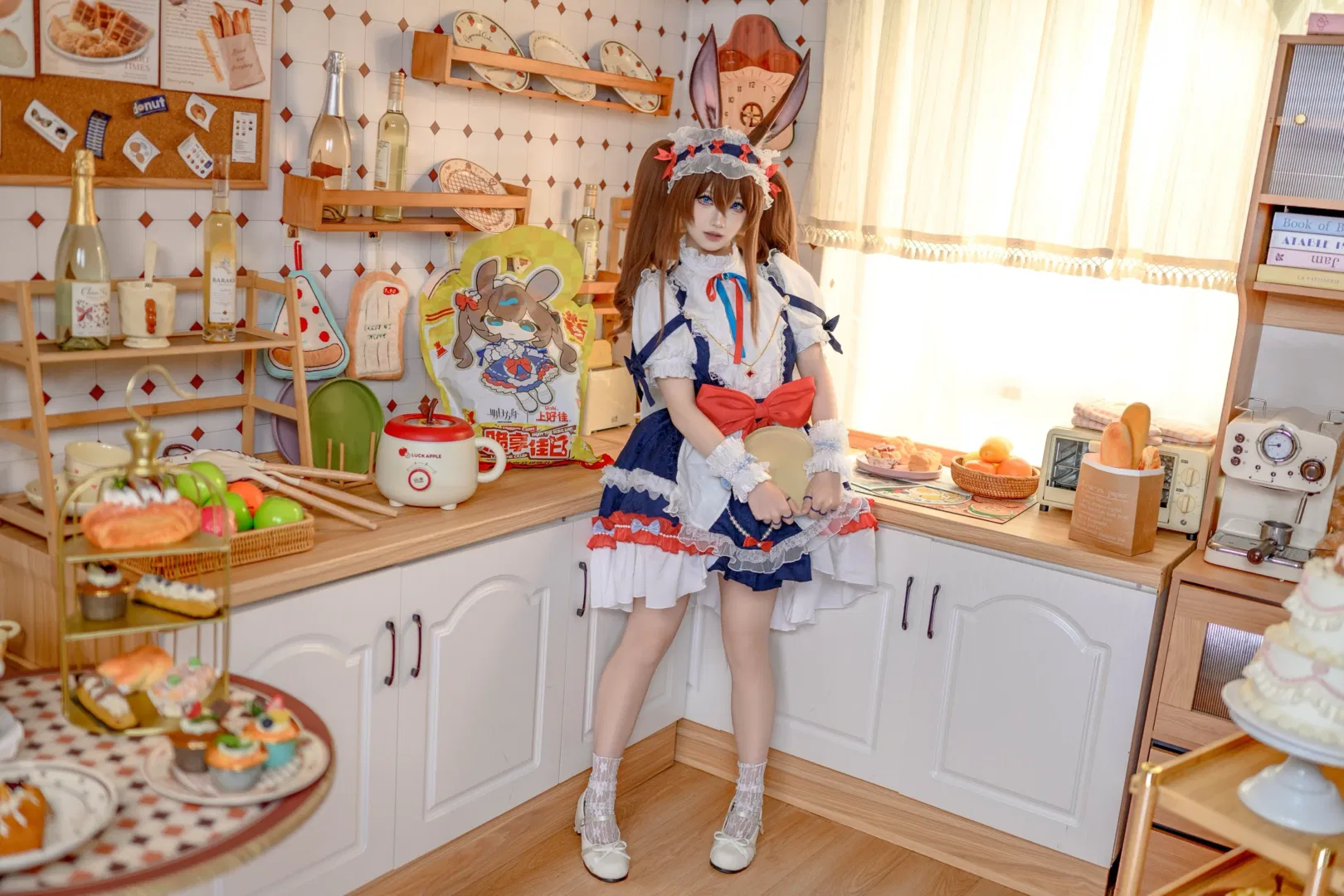【阿米婭cos】明日方舟兔耳女僕的烘焙廚房日記 - 第 9 張