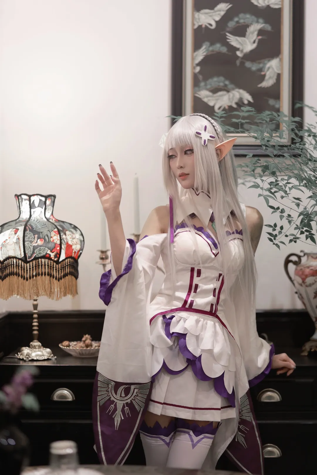 【艾米莉亚cos】七月的银发精灵，夏日天使的邂逅记录 - 第 1 张