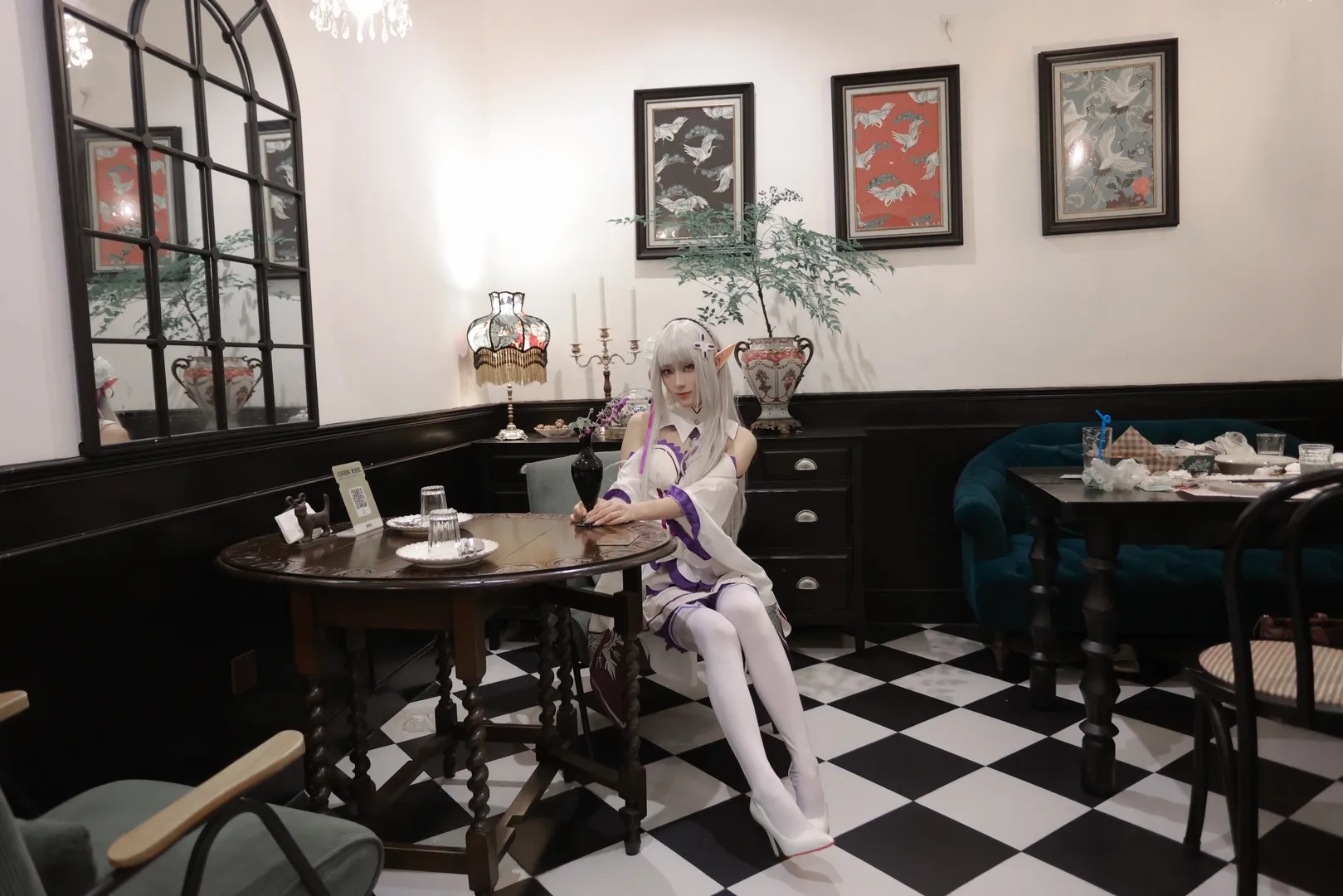【艾米莉亚cos】七月的银发精灵，夏日天使的邂逅记录 - 第 2 张
