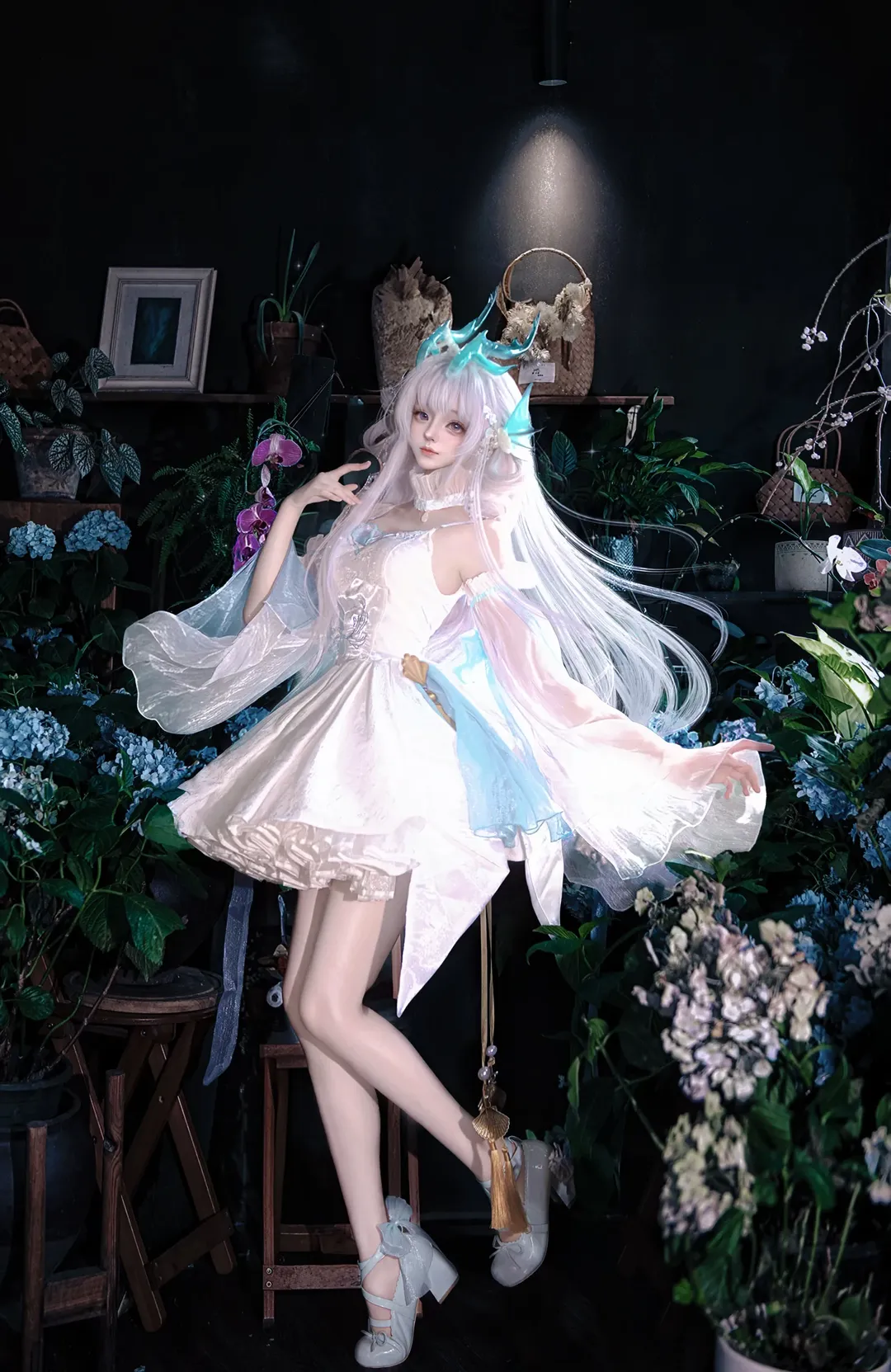 【西施cos】王者榮耀游龍清影，這套禮服真的太仙了 - 第 2 張