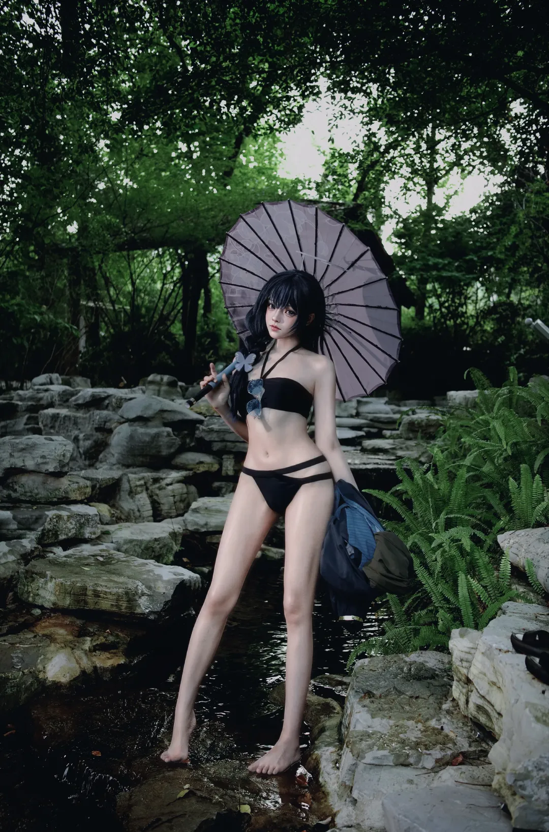 【妃咲cos】蔚藍檔案水妃咲夏日溯溪記錄 - 第 2 張