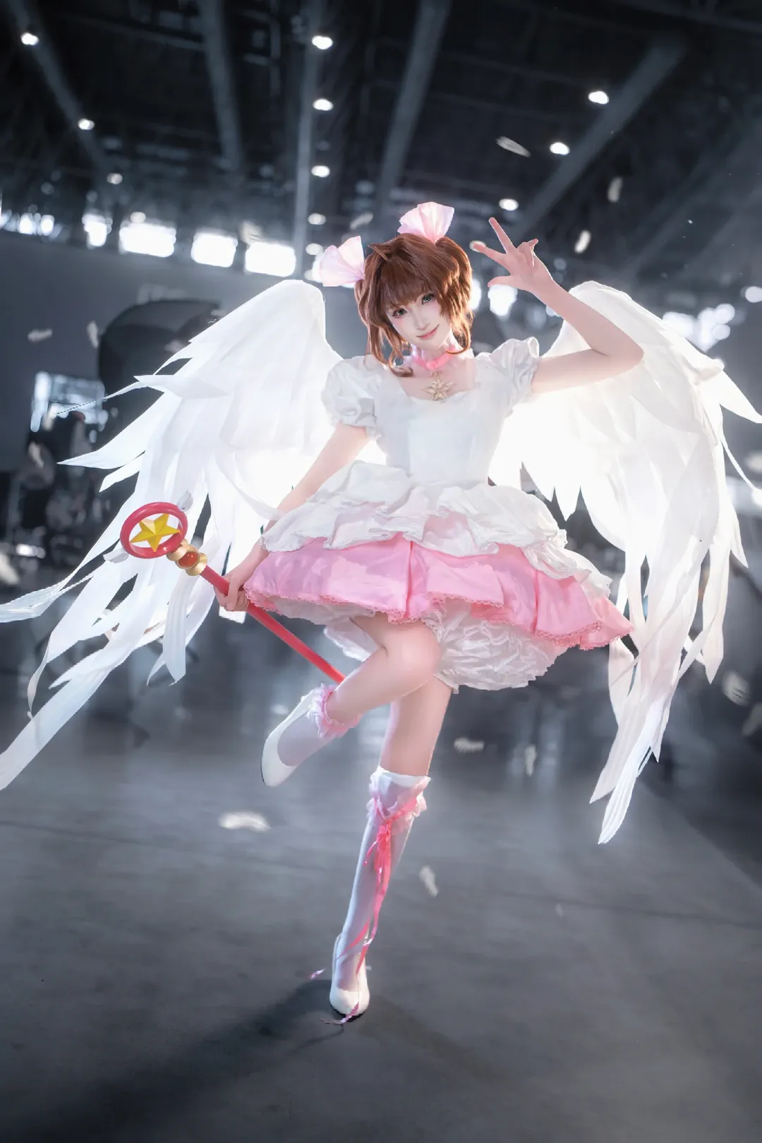 【木之本樱cos】魔卡少女樱初代萌王的漫展场照 - 第 1 张