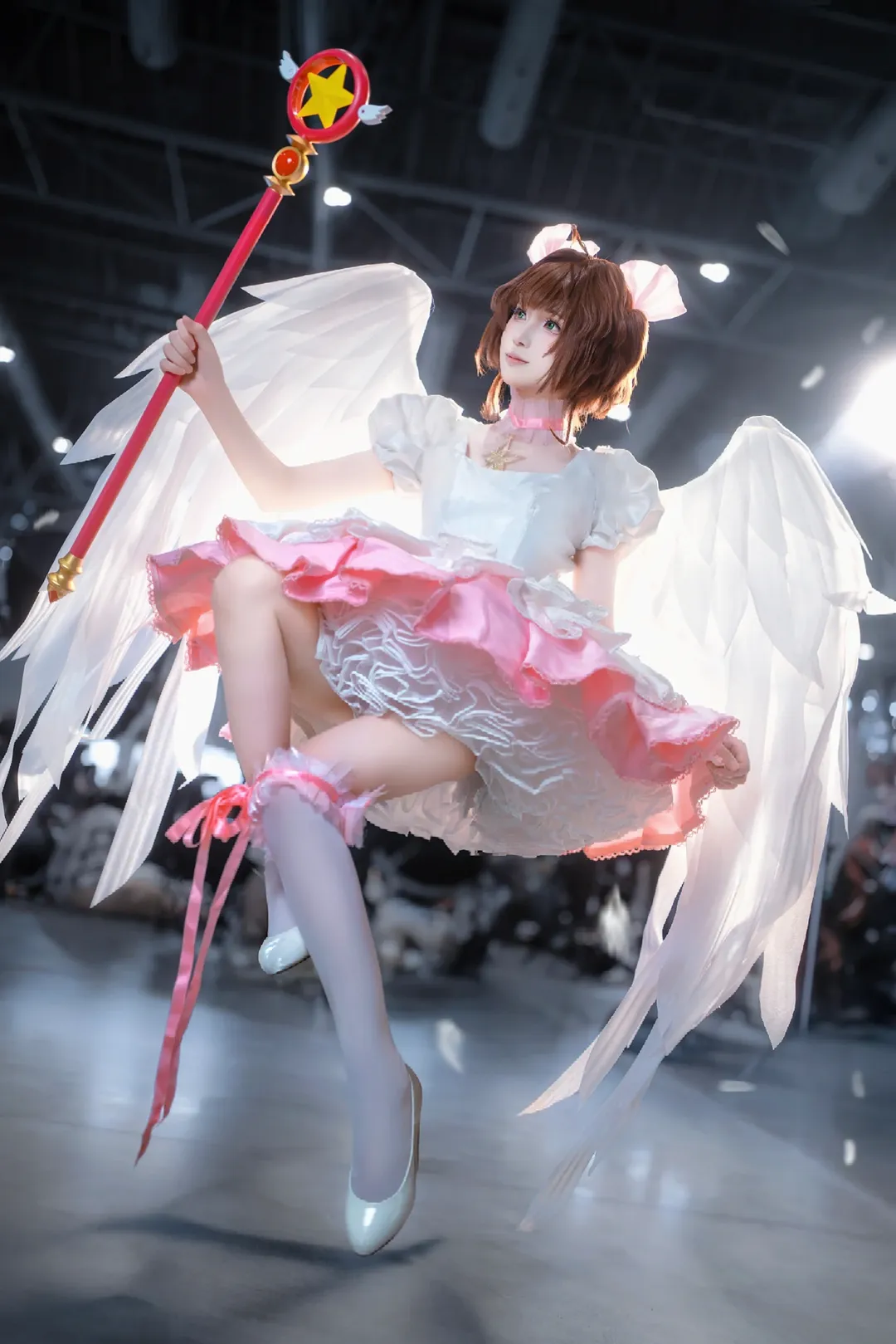 【木之本樱cos】魔卡少女樱初代萌王的漫展场照 - 第 4 张
