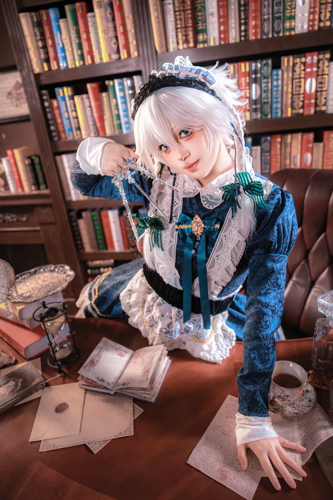【十六夜咲夜cos】東方Project裡的完美瀟灑女僕 - 第 3 張