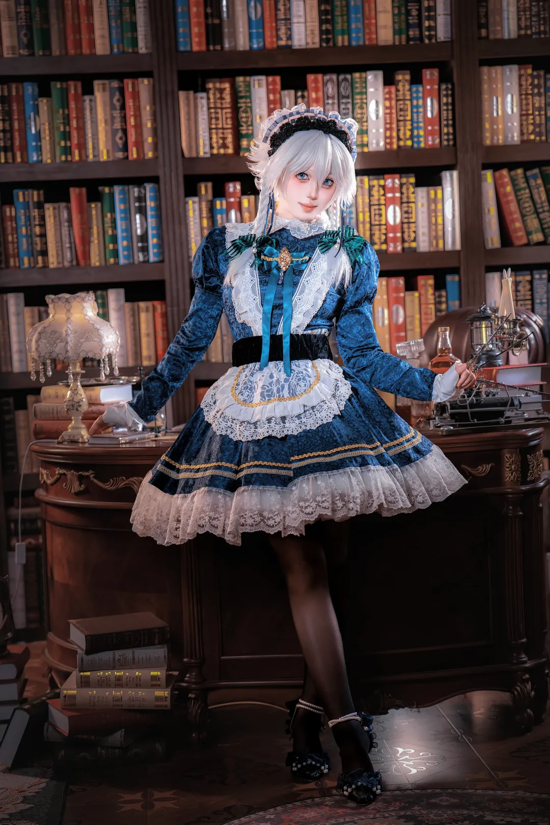 【十六夜咲夜cos】東方Project裡的完美瀟灑女僕 - 第 4 張