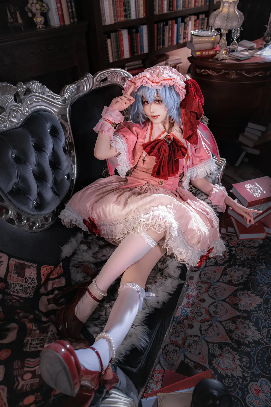 【蕾米莉亚cos】东方Project红魔馆的暗夜大小姐 - 第 1 张
