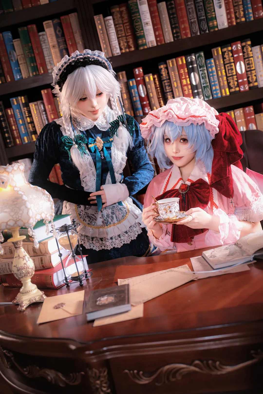 【蕾米莉亞與十六夜咲夜cos】東方project 月夜書房茶話會 - 第 1 張