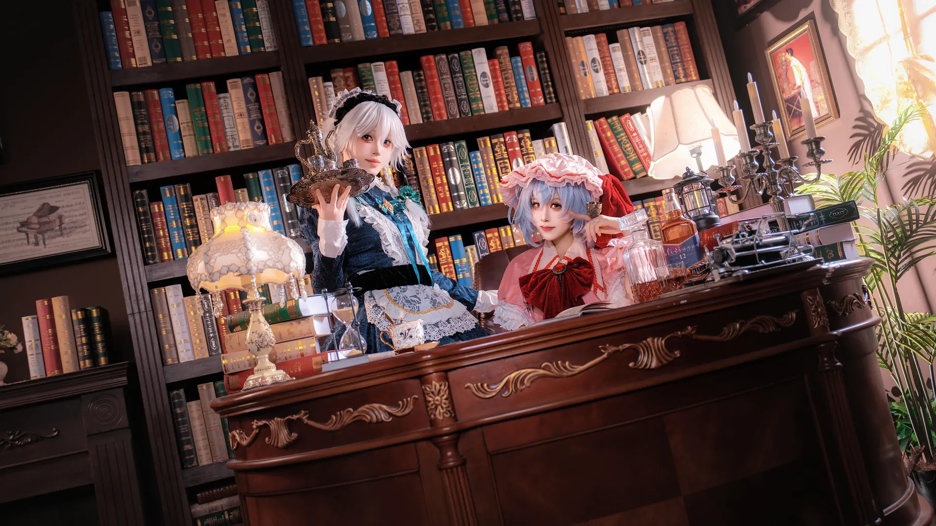 【蕾米莉亞與十六夜咲夜cos】東方project 月夜書房茶話會 - 第 2 張