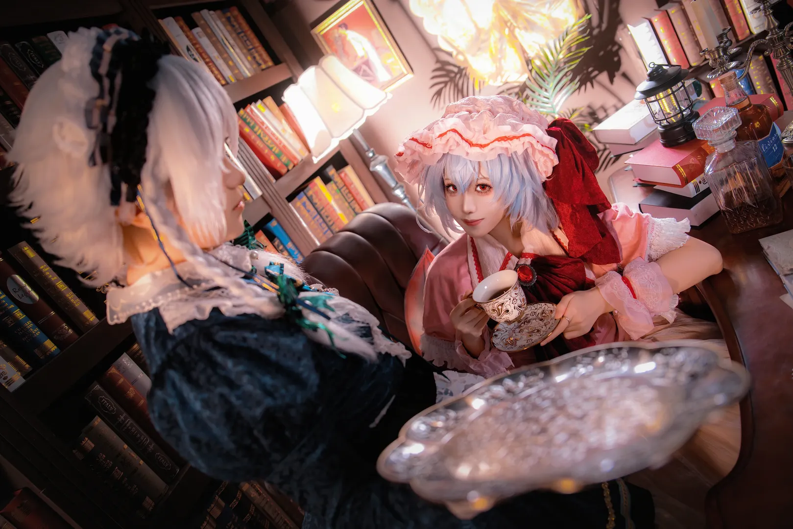 【蕾米莉亞與十六夜咲夜cos】東方project 月夜書房茶話會 - 第 3 張