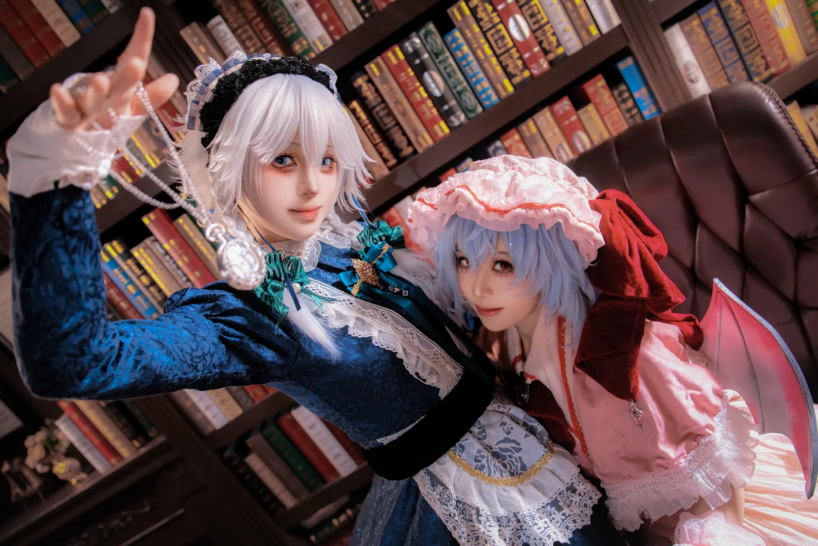【蕾米莉亞與十六夜咲夜cos】東方project 月夜書房茶話會 - 第 5 張