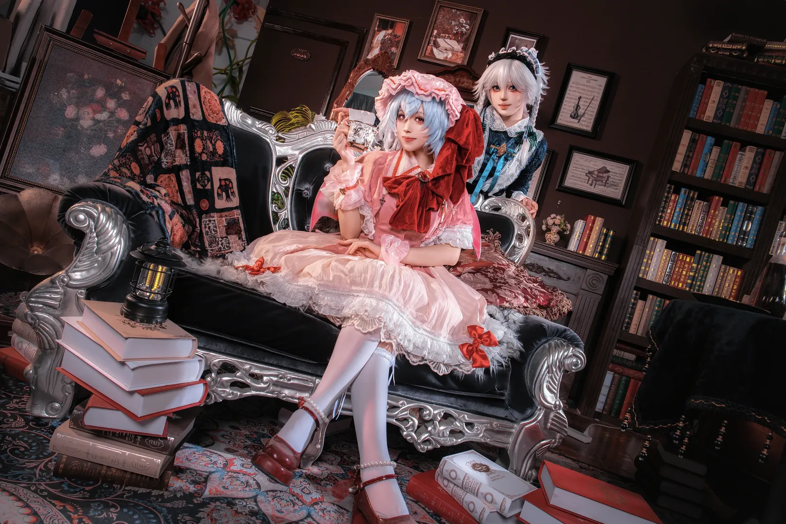 【蕾米莉亞與十六夜咲夜cos】東方project 月夜書房茶話會 - 第 7 張