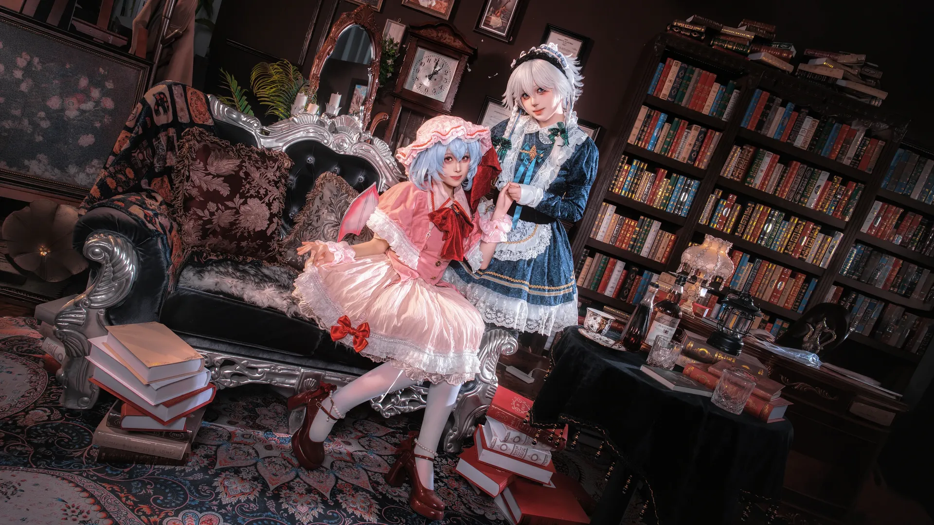 【蕾米莉亞與十六夜咲夜cos】東方project 月夜書房茶話會 - 第 8 張