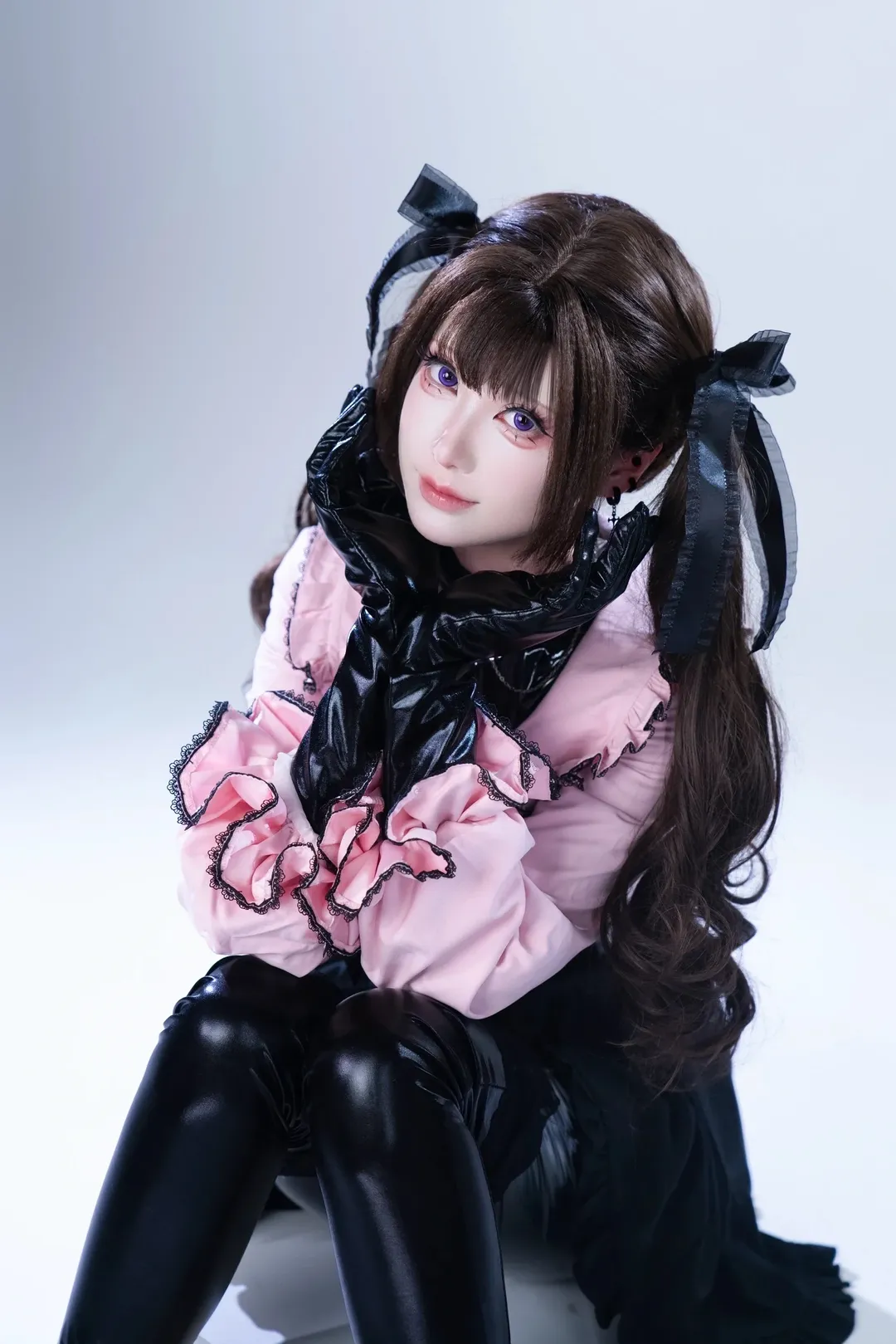 【黑川美羽cos】最小S碼的膠衣大貨，大腿褶皺到底怎麼救 - 第 3 張
