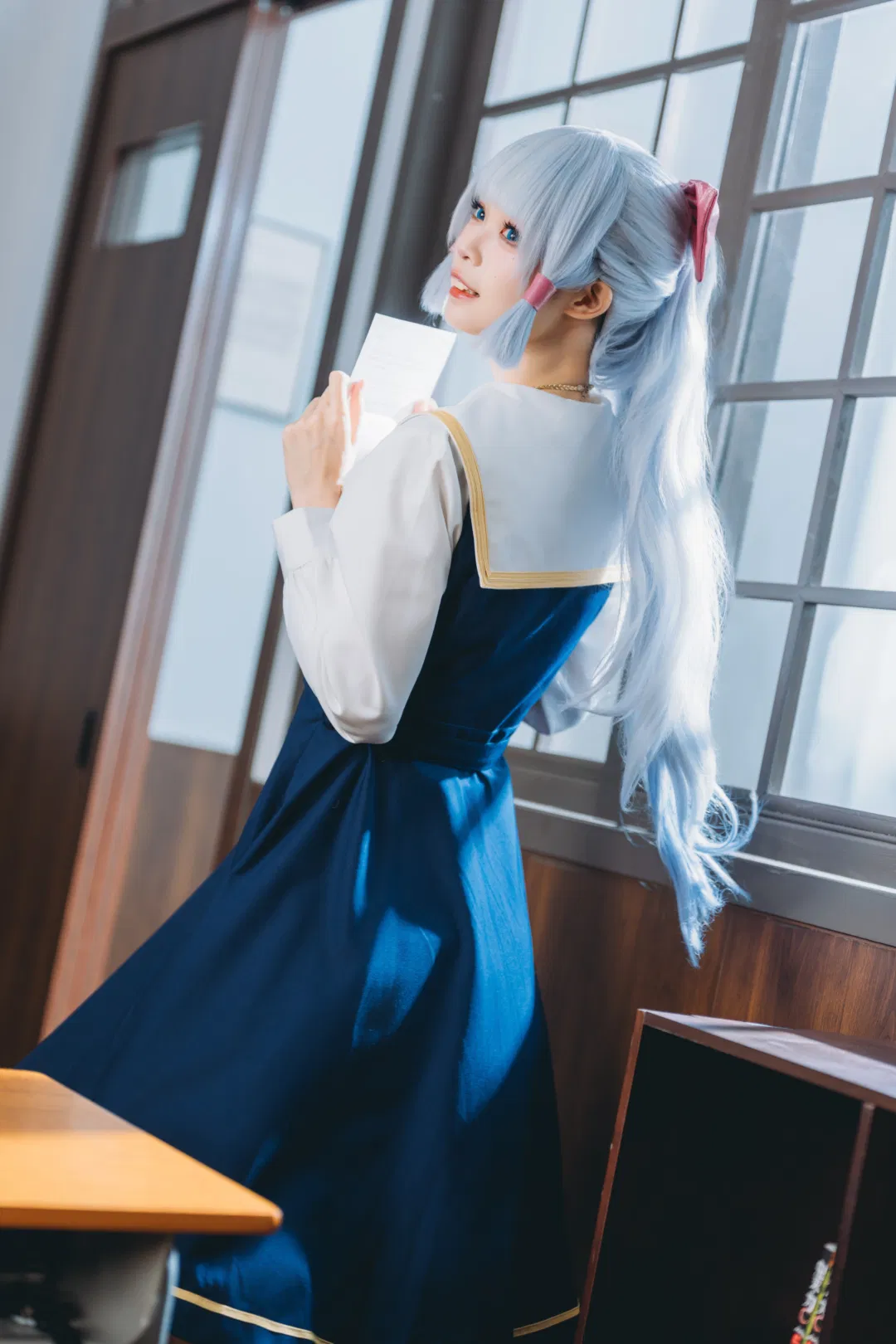 【神里绫华cos】同桌的绫华现代paro，昭和感与生日蛋糕的相遇 - 第 4 张