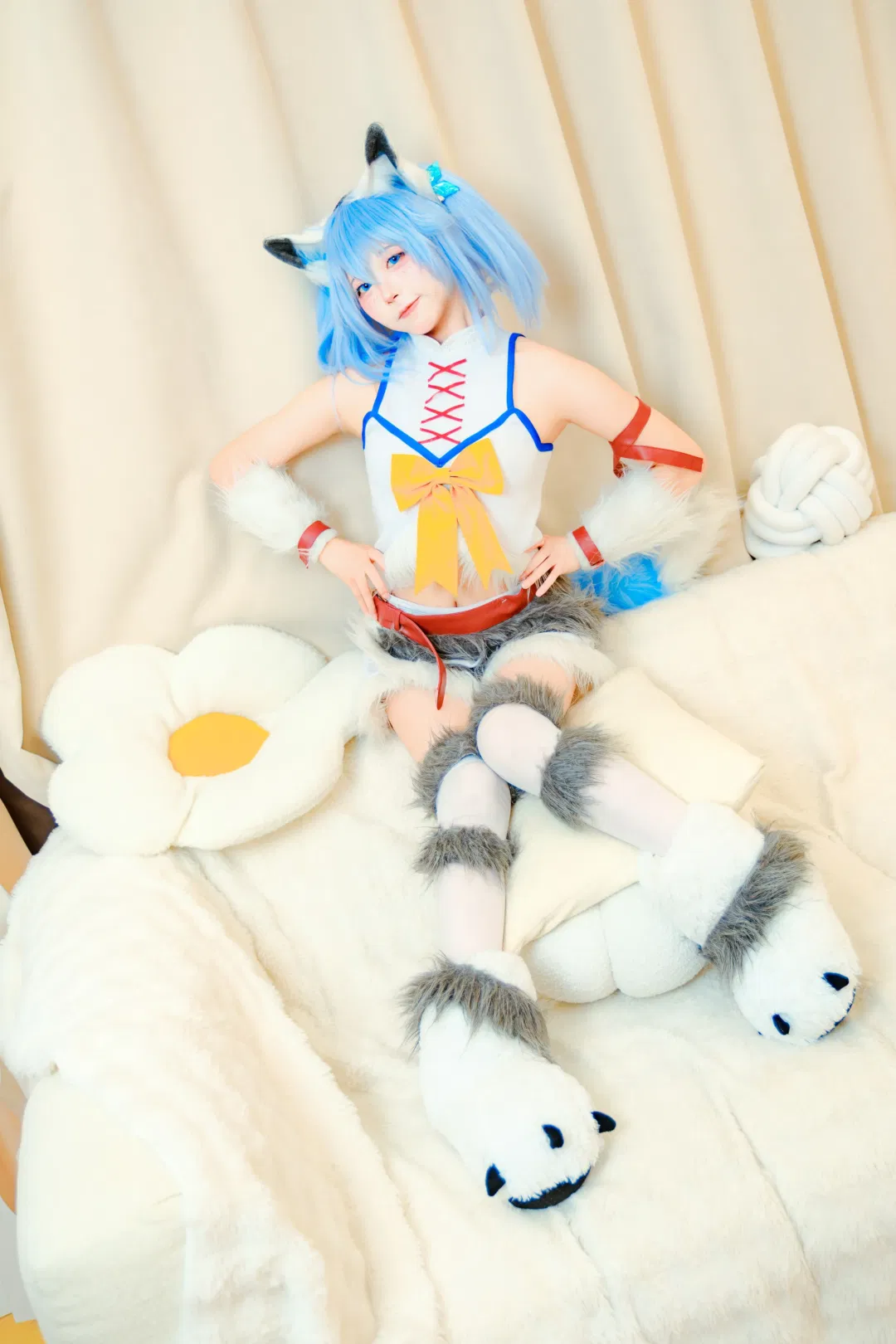 【剎那cos】回覆術士的重啟 獸耳娘臥室拍攝記錄 - 第 7 張