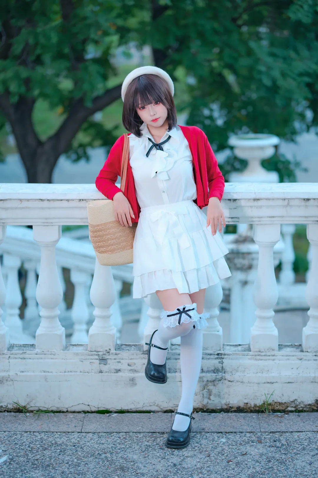 【加藤惠cos】路人女主的养成方法 朝阳公园夜景演绎圣人惠 - 第 5 张