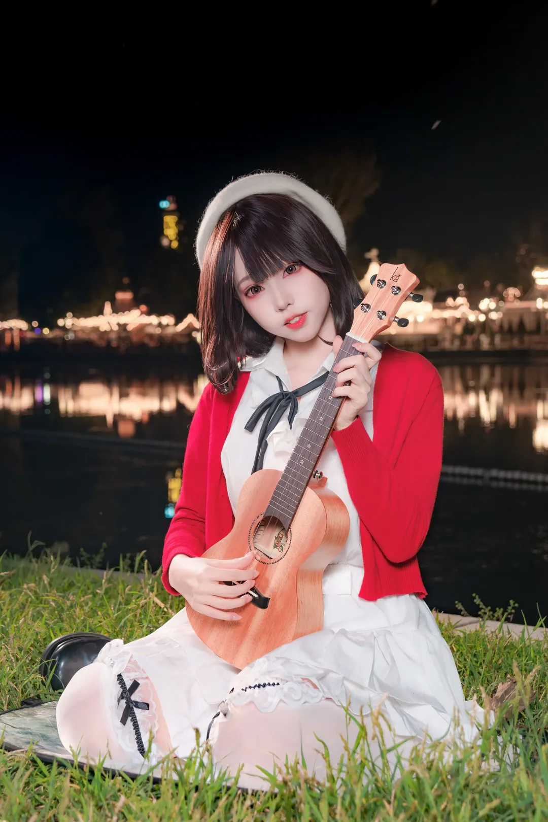 【加藤惠cos】路人女主的养成方法 朝阳公园夜景演绎圣人惠 - 第 8 张