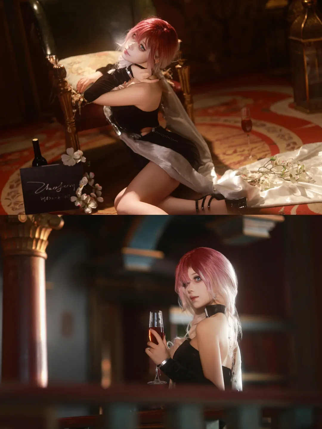 【瑟琳cos】无期迷途夜华如昼，光影下的暗调美学 - 第 1 张