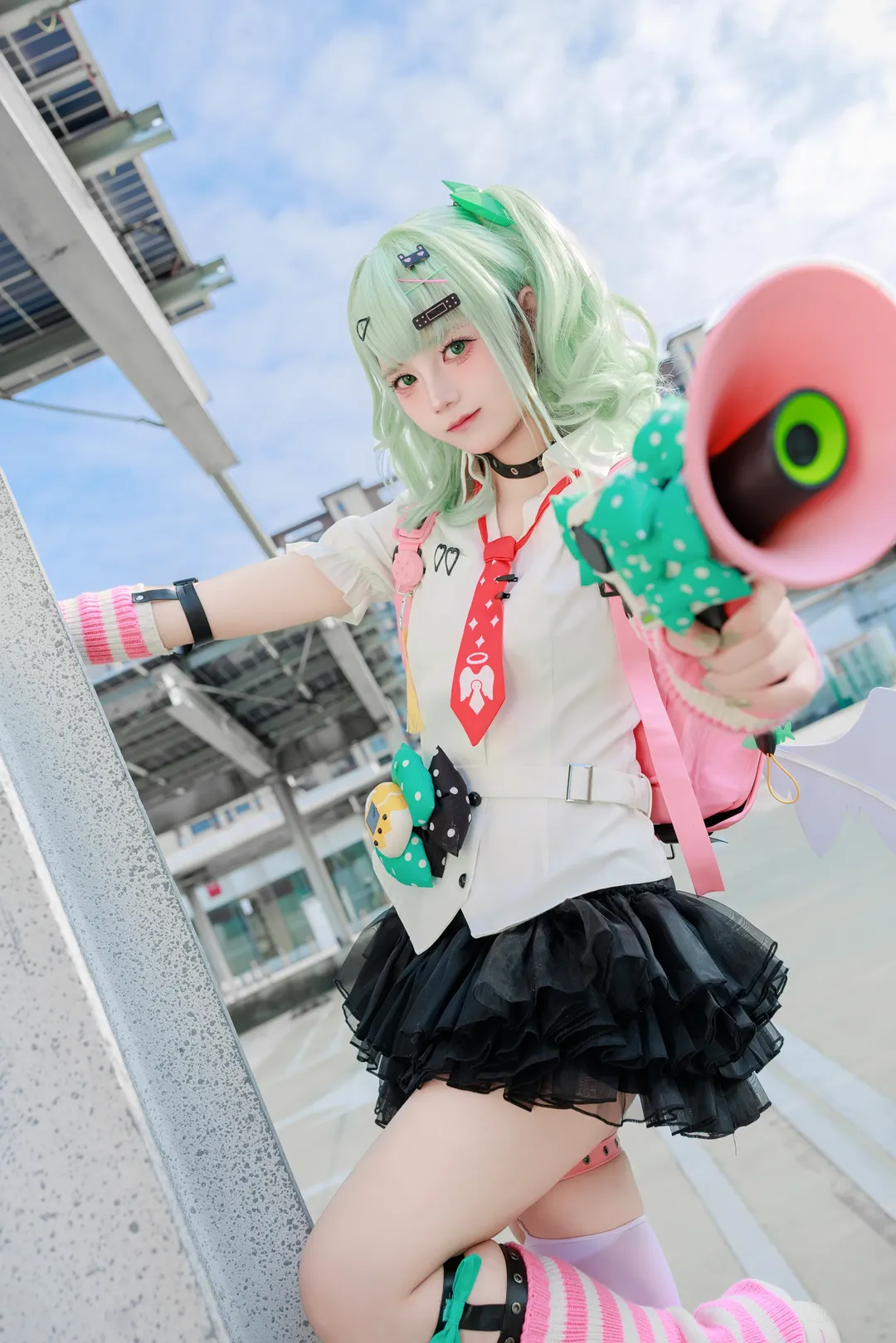 【千夏cos】绝区零妄想天使的街头应援 - 第 3 张