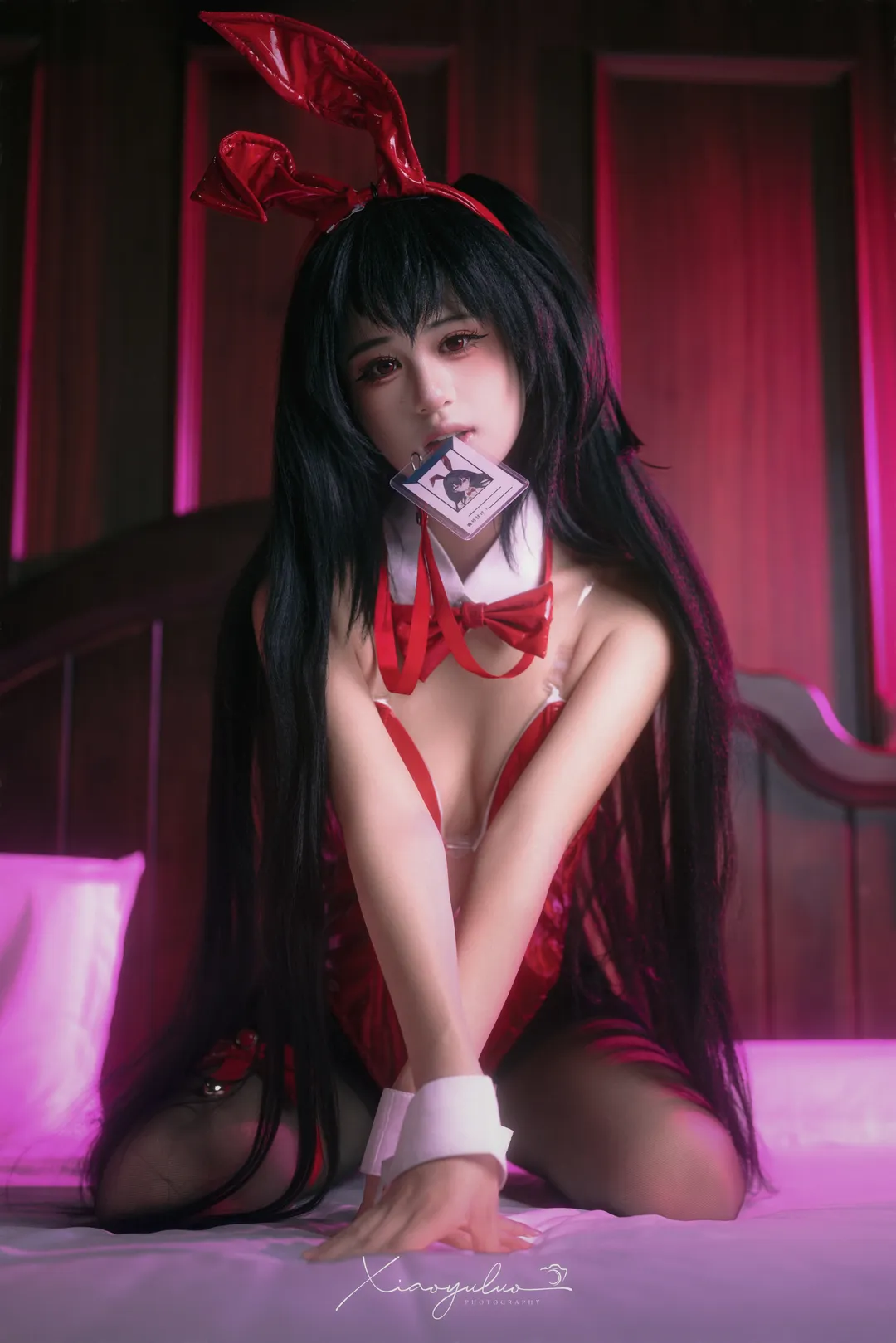 【大鳳cos】碧藍航線紅皮兔女郎的酒吧夜遊 - 第 3 張