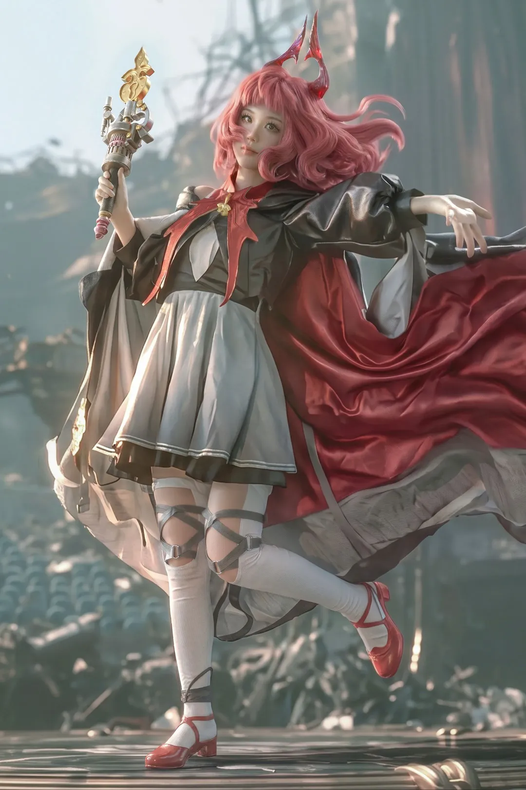 【妮芙cos】明日方舟时间轮转中孤独起舞 - 第 1 张