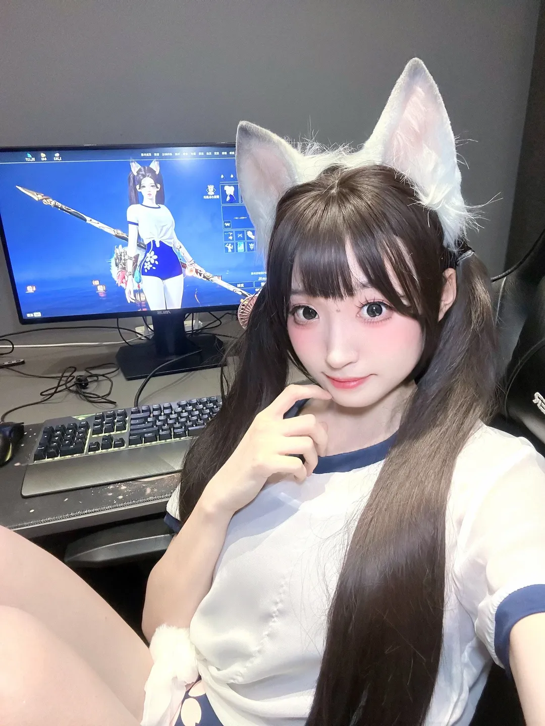 【土御门胡桃cos】永劫无间里的傲娇猫娘 - 第 7 张