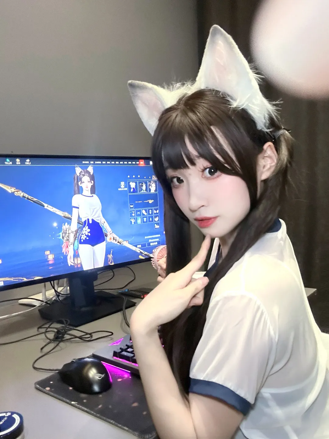 【土御门胡桃cos】永劫无间里的傲娇猫娘 - 第 9 张