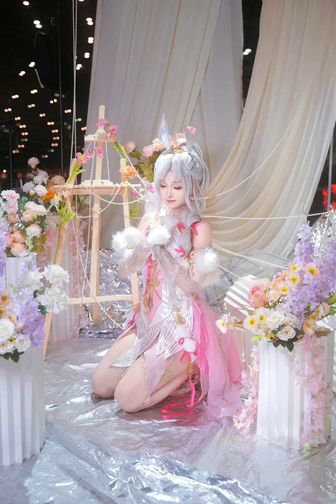 【小舞cos】永劫无间和斗罗大陆联动的兔武魂少女 - 第 2 张