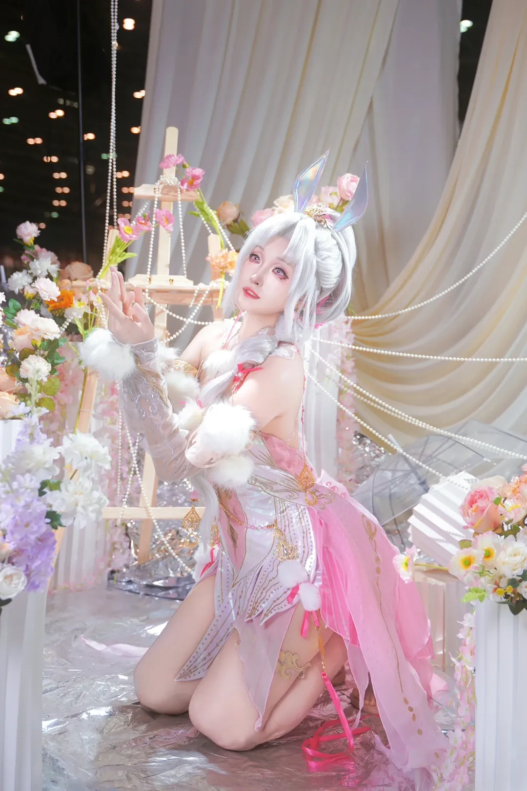 【小舞cos】永劫无间和斗罗大陆联动的兔武魂少女 - 第 4 张